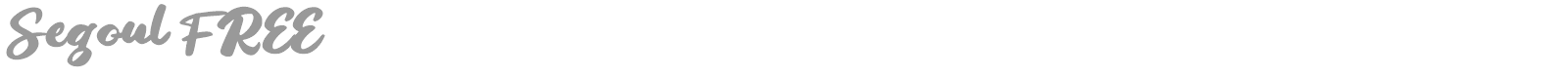 Segoul font preview
